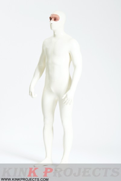 Male Eyes-entry Zipperless 'Gimp' Latex Catsuit