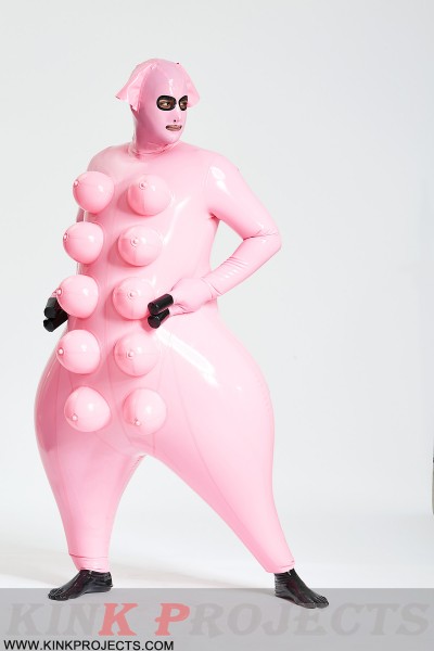 Unisex 'Sow-Sow' Inflatable Pig Suit