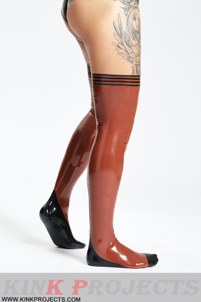 （Stock clearance) Male Striped-Leg Stockings