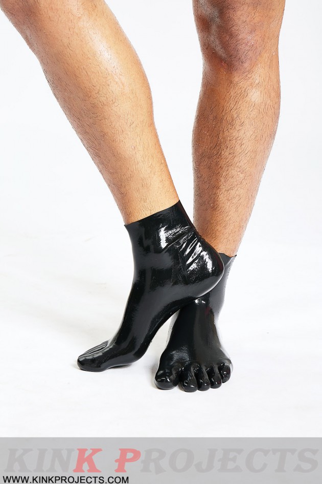 Latex Five Toes Socks