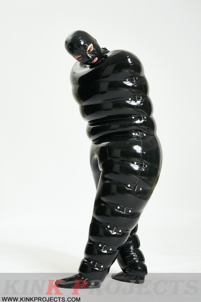 Unisex Latex Inflatable Bondage 'Grub' Suit