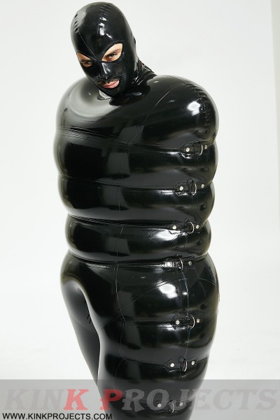 Unisex Latex Inflatable Bondage 'Grub' Suit