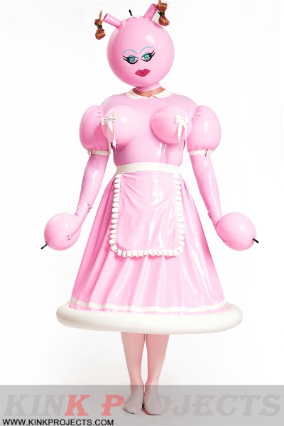 Unisex 'Polly-Waffle' Inflatable Waitress Dress