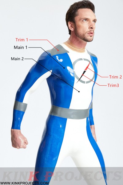 Male 'Time Traveller' Back Zip Catsuit 