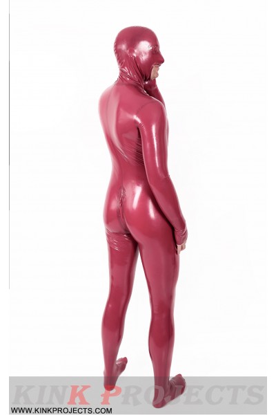 Male Mouth-Entry Gimp Suit with Sheath