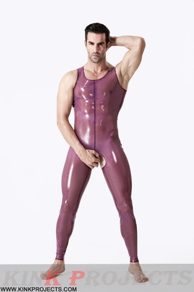 Male Open Bum Singlet Suit 