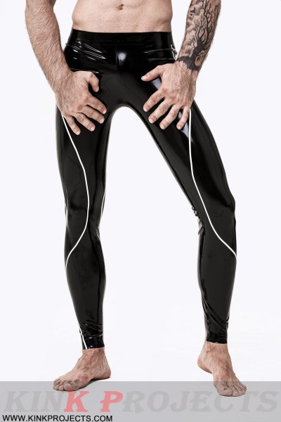 Male Curved Stripe Leggings