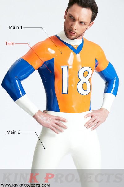 Male 'Outfielder' Latex Catsuit