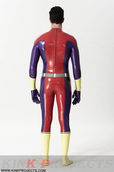Male 'U-Man' Super Hero Catsuit with Gloves & Feet 