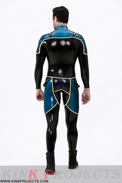 Male Blue Badge Gendarme Style Catsuit 