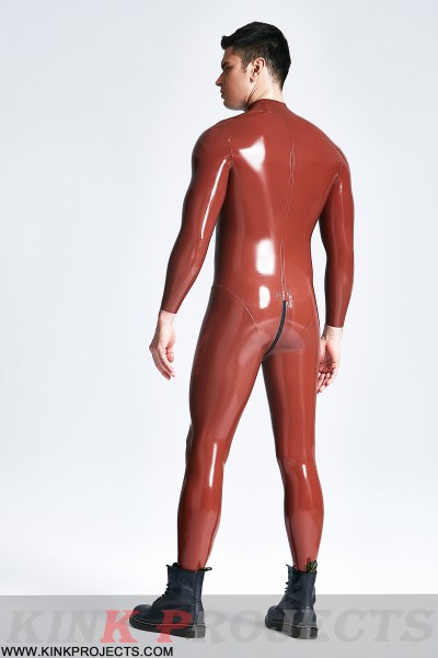 Male 'Sleekness' Basic Neck Entry Latex Catsuit 