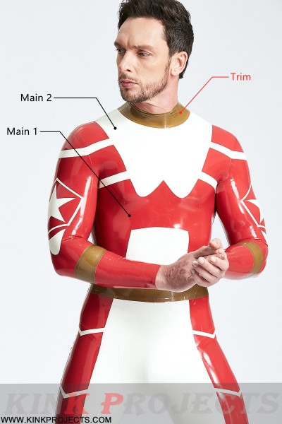 Male 'Starfighter' Back Zip Catsuit 