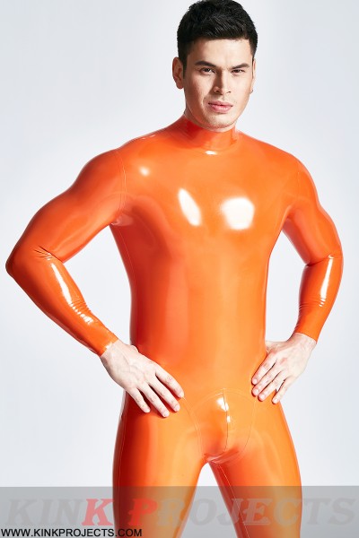 Male Standard Back Zip Latex Catsuit 