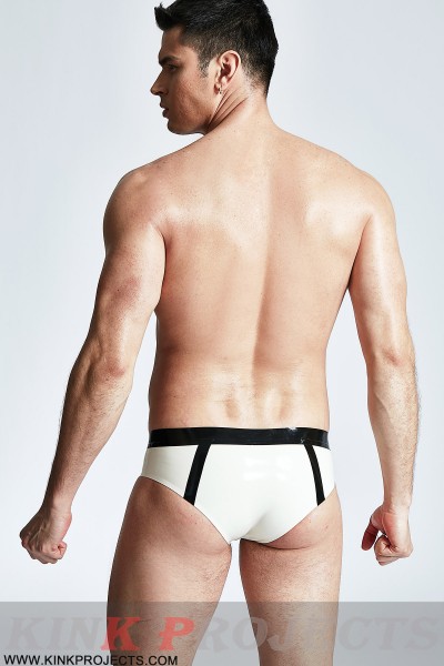 Male Two-Tone Swim Briefs