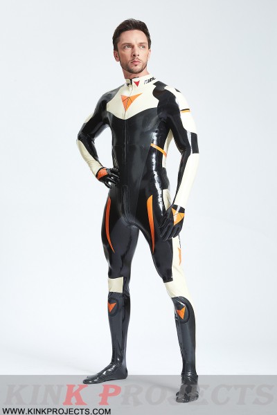 Male 'GP-Moto' Catsuit With Feet and Gloves