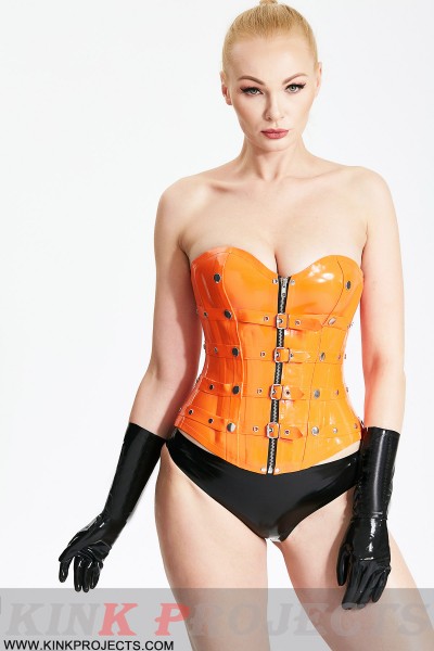 Full Cup Buckled Strap Corset