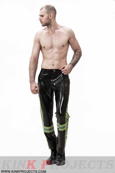 Male 'Emergency' Latex Uniform Pants