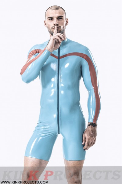 Male 'Bruce Lee' Long-sleeved Surfsuit 