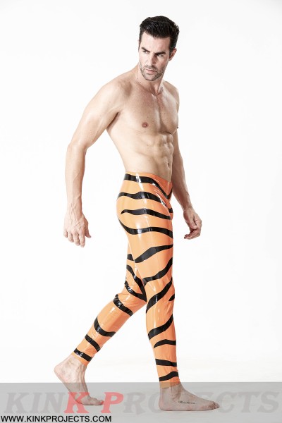 Male 'Tiger' Patterned Tights 