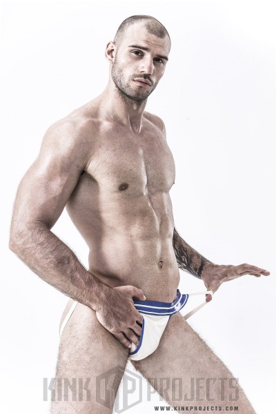 Male Striped Pocket Jockstrap