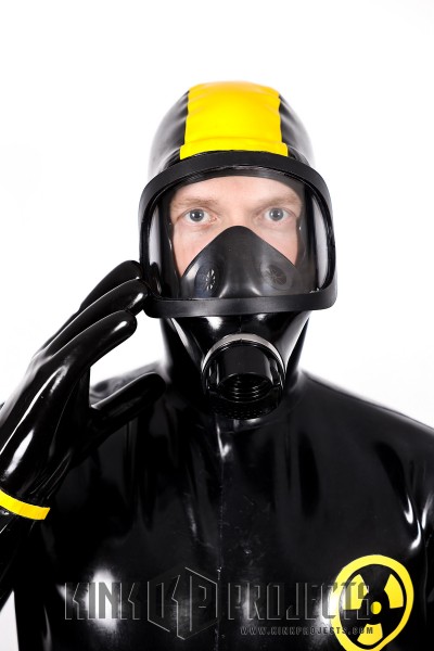 Male 'Zombie' Biohazard Haz Mat Style Latex Protection Suit