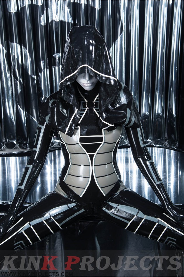 'Heloise' Hooded Catsuit