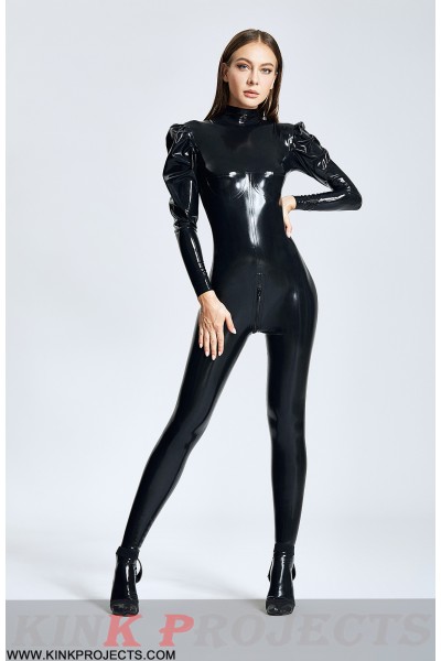 Puffy-sleeved Catsuit 