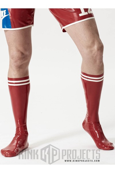 Male Latex Football Socks