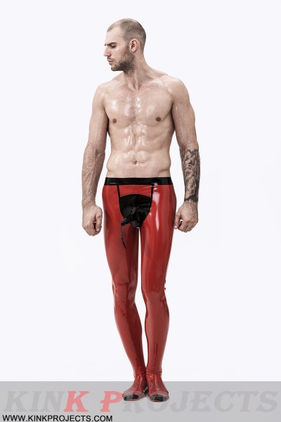 Male 'Penis Sheath' Latex Tights