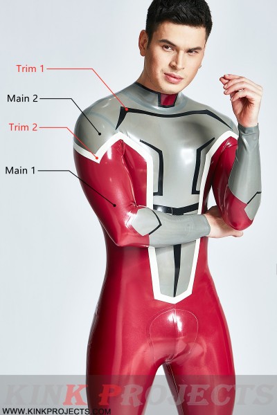 Male 'Dynamo' Back Zipper Catsuit