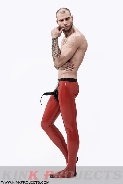 Male 'Penis Sheath' Latex Tights