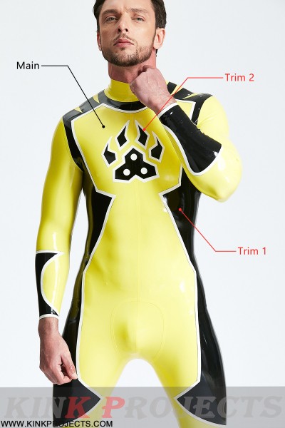 Male 'Galactica' Back Zip Catsuit 