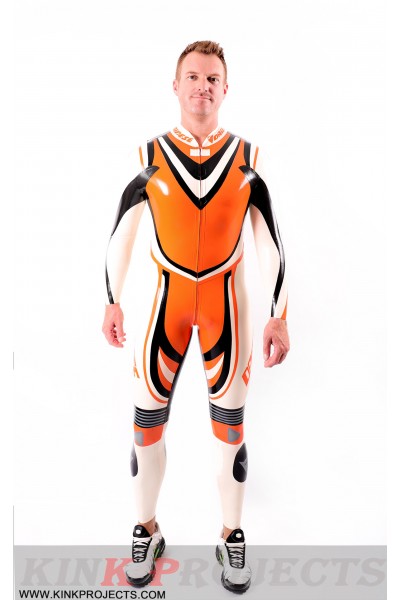 Male 'Trackster' MotoGP Style Latex Suit