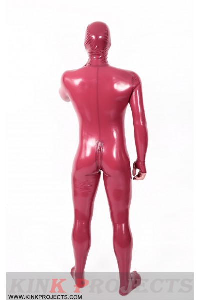 Male Mouth-Entry Gimp Suit with Sheath