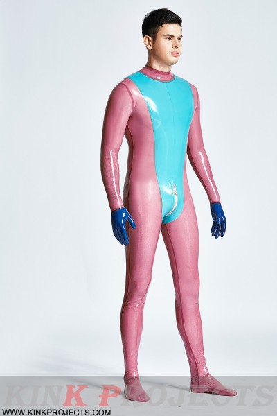Male 'Vulcan' Neck Entry Catsuit With Feet & Gloves