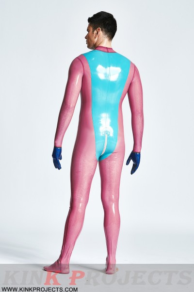 Male 'Vulcan' Neck Entry Catsuit With Feet & Gloves