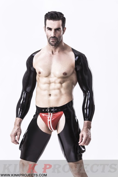 Male Long-sleeved Shoulder Bolero & Short Chaps 