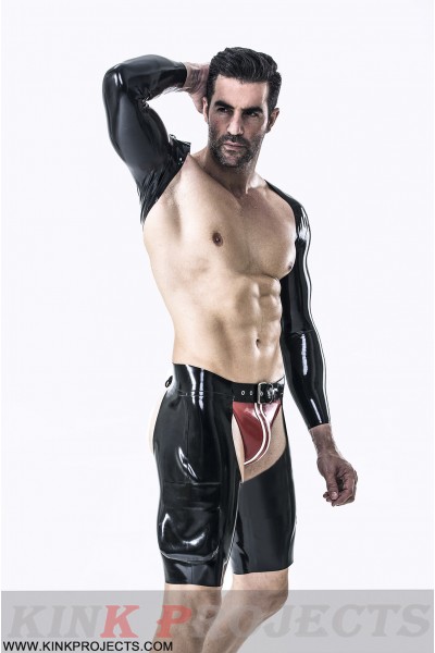 Male Long-sleeved Shoulder Bolero & Short Chaps 