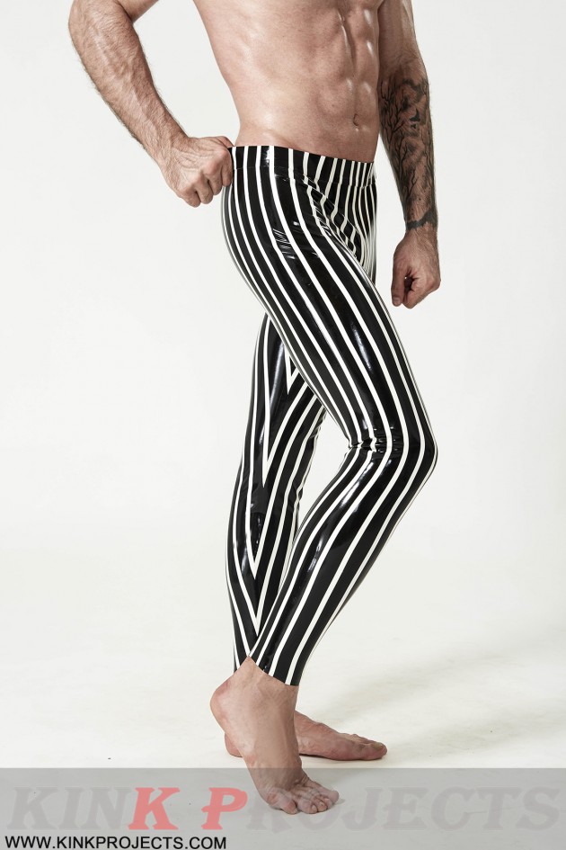 Male Candy-Striped Leggings