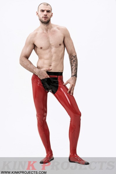 Male 'Pocketed' Latex Tights