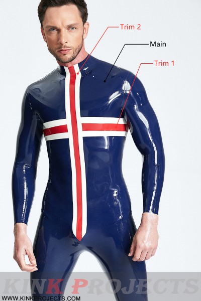 Male 'Patriotic Cross' Catsuit