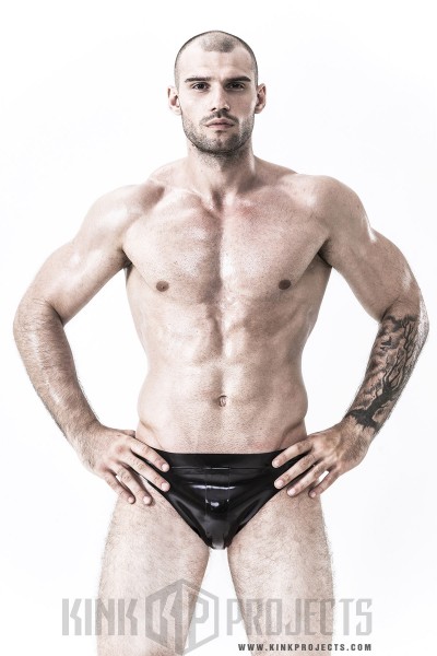 Male Latex Swimming Brief