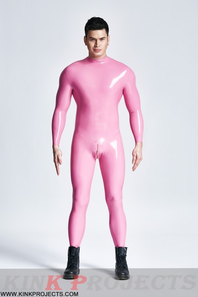 Male Standard Back Zip Latex Catsuit 