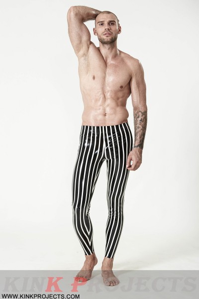 Male Candy-Striped Leggings