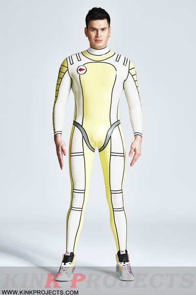 Male 'Moonstruck' Back Zipper Catsuit