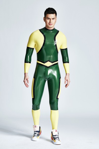 Male 'Ball-Gamer' Back Zipper Catsuit