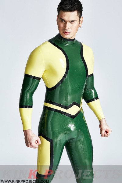 Male 'Ball-Gamer' Back Zipper Catsuit