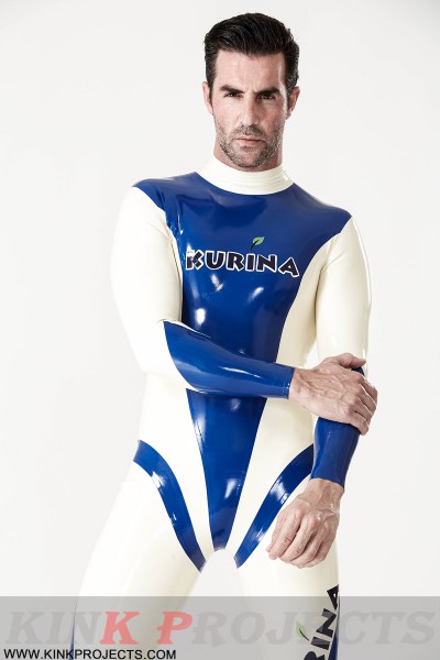 Male 'Kurina' Back Zipper Catsuit