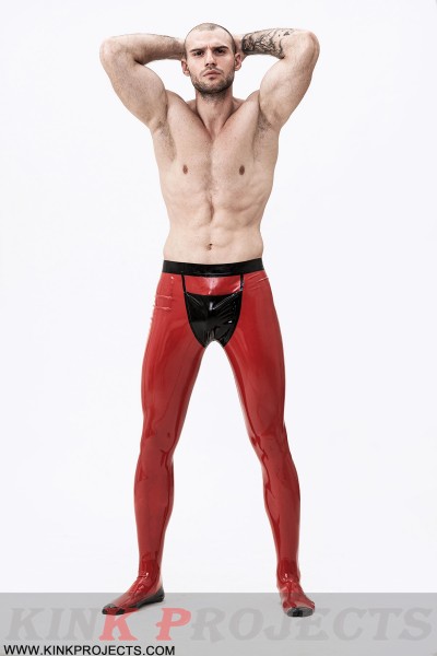 Male 'Pocketed' Latex Tights