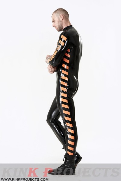 Male 'Respirator' Shoulder-Zip Catsuit